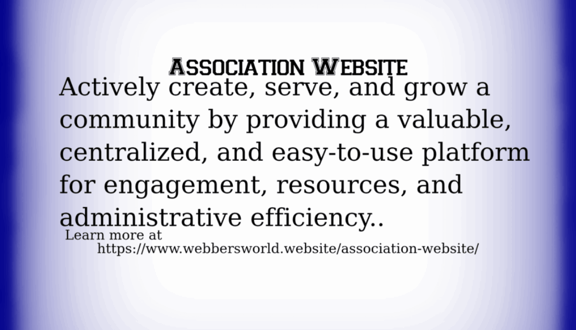 Association Website