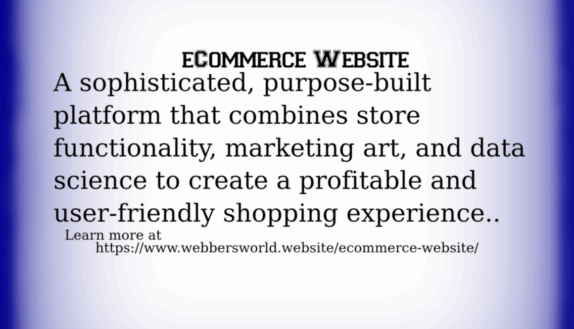 ECOMMERCE WEBSITE