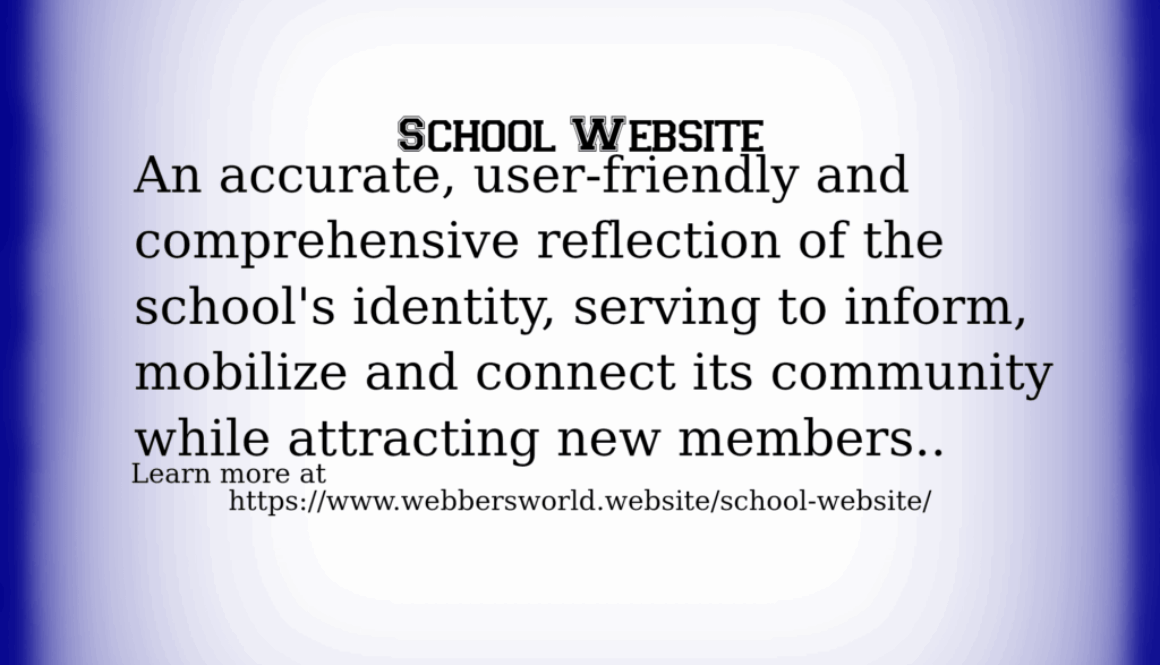 SCHOOL WEBSITE