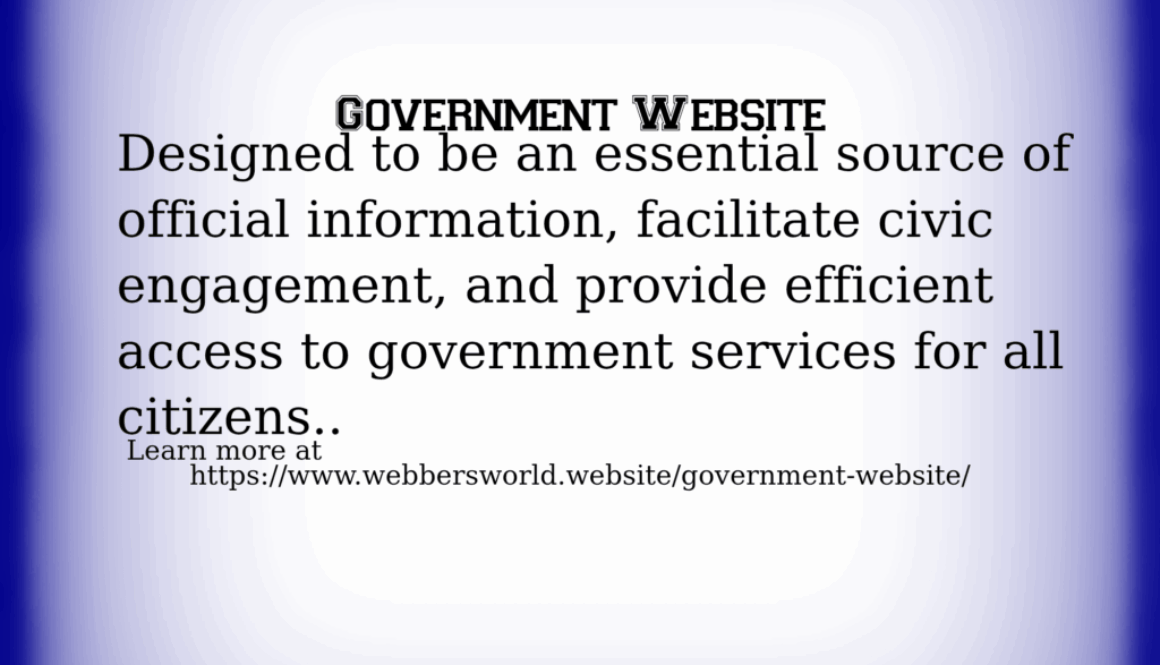 Government Website