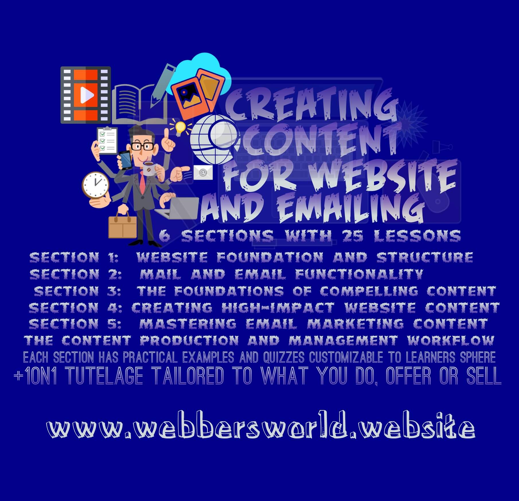 Creating Content for Website and Emailing