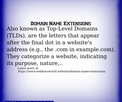 Domain Name Extensions